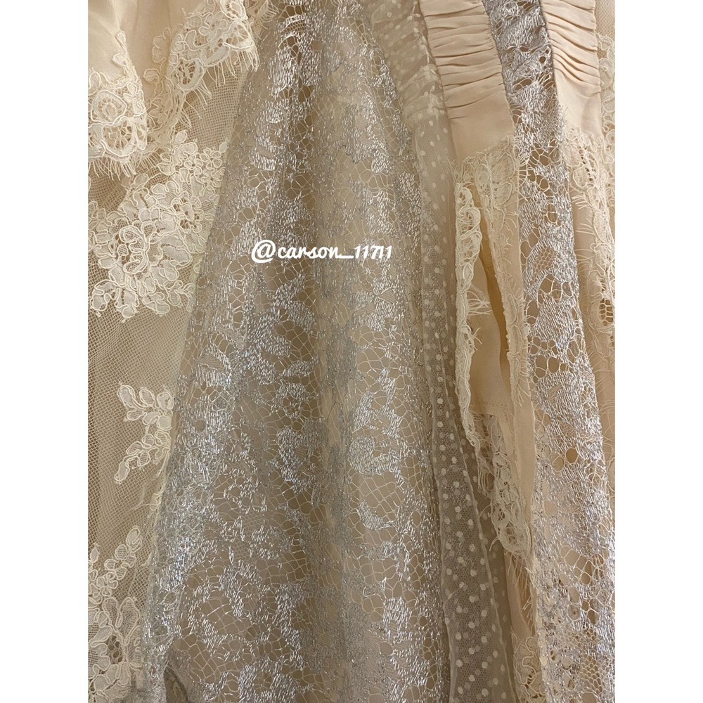 Zimmermann Sabotage Tiered Ruffle Lace Skirt 0 - Picture 12 of 13